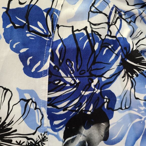 Sportelle Womens Light Wait Jacket Multi-Color Size 2X Cotton Blend Button Up - Picture 13 of 14